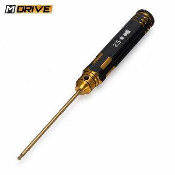 M-drive Pro TiN Allen Wrench Ball Hex Tool 2.5mm