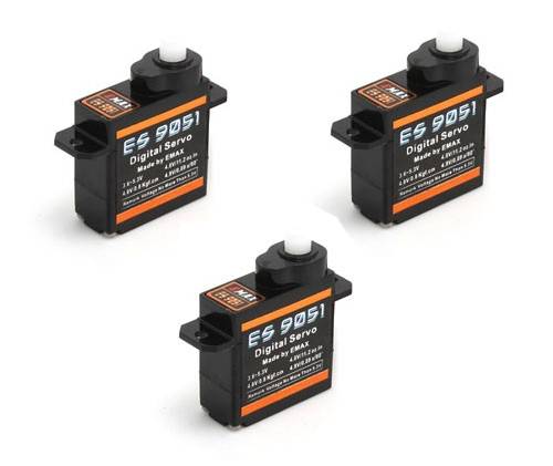 Emax ES9051 4.1g Digitalt servo 3-pack - 4