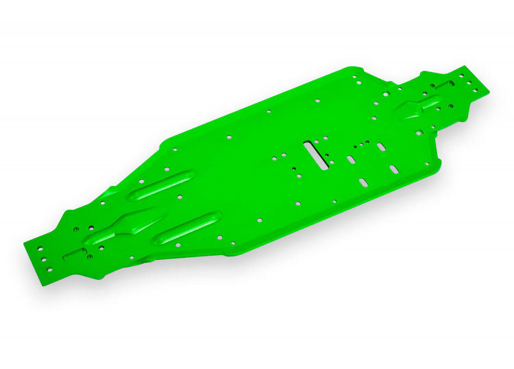 Chassis Base plate Alu (Green anodized) Sledge