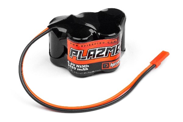 HPI HP101936 Plazma 6.0V 1600Mah Nimh Rx Pack Bat, 3+2 Hump