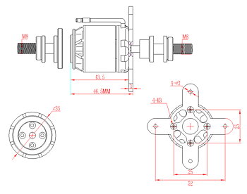 Emax GT2820-06 985kv 140g