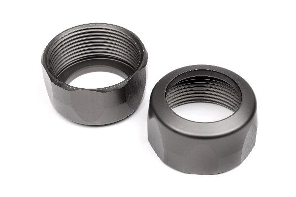 HPI HP102154 Shock Cap 20X12Mm (Gunmetal (2/Pcs)