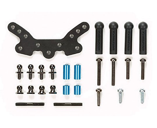 TAMIYA 54556 TT-02B FRP F Damper Stay Set - 2