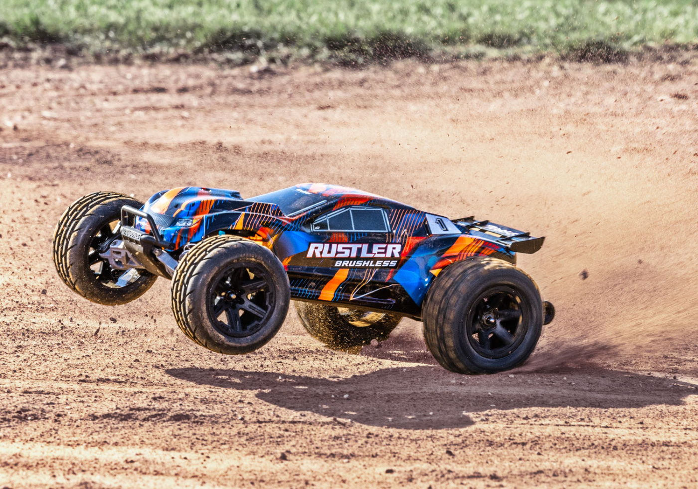 Traxxas Rustler 2WD 1/10 HD VX3 BL 3S RTR Orange - 20