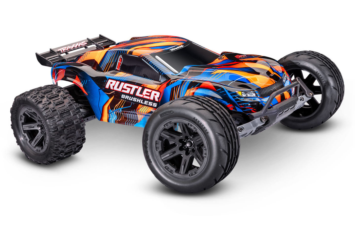 Traxxas Rustler 2WD 1/10 HD VX3 BL 3S RTR Orange