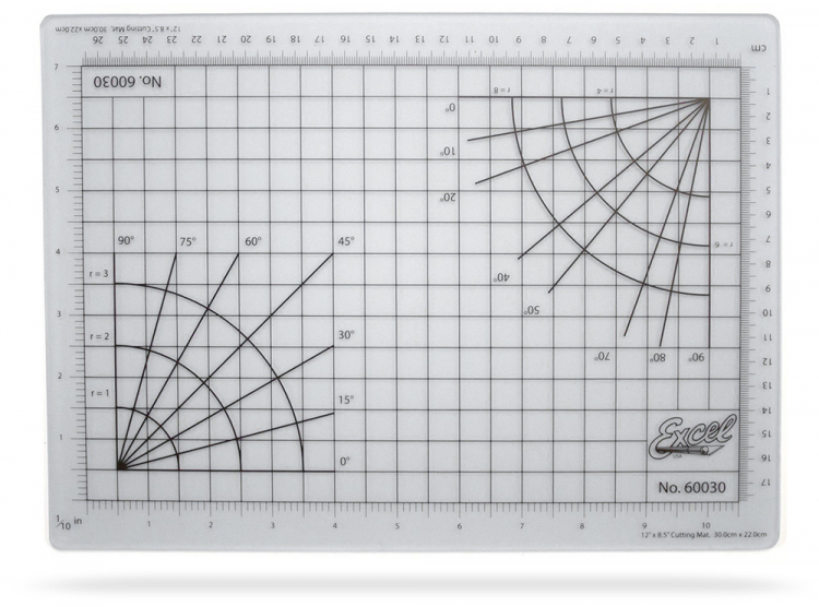 Excel Skärunderlägg Självläkande 216x305mm (transparent)