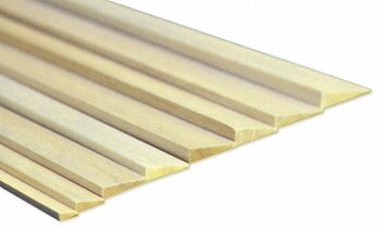 Aileron Balsa TE strip 6 x 25 x 1000 mm