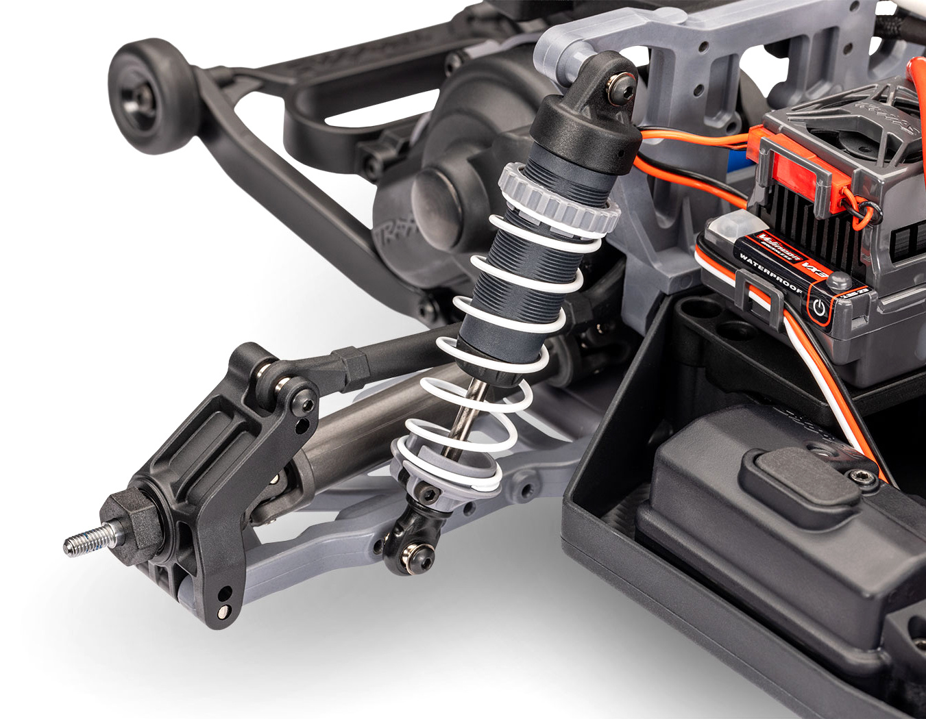 Traxxas Rustler 2WD 1/10 HD VX3 BL 3S RTR Röd - 14