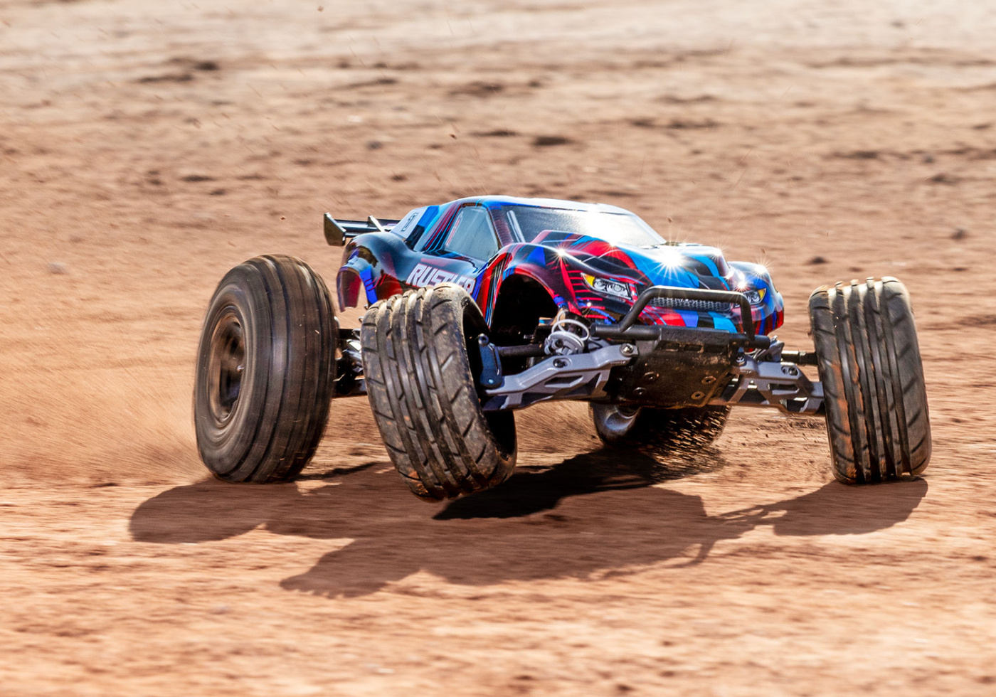 Traxxas Rustler 2WD 1/10 HD VX3 BL 3S RTR Röd - 23