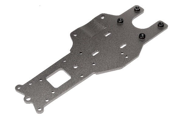 HPI HP102169 Rear Chassis Plate (Gunmetal)