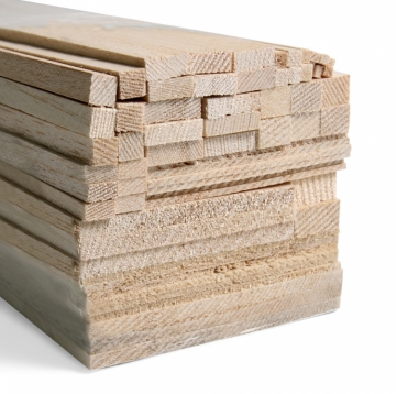 Balsa Scrap Bag Random Sheets & Strips