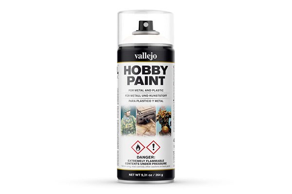 Vallejo 28010 Hobby Paint Primer Basic White 400ml
