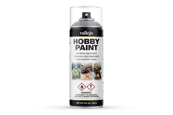 Vallejo 28011 Hobby Paint Primer Basic Grey 400ml
