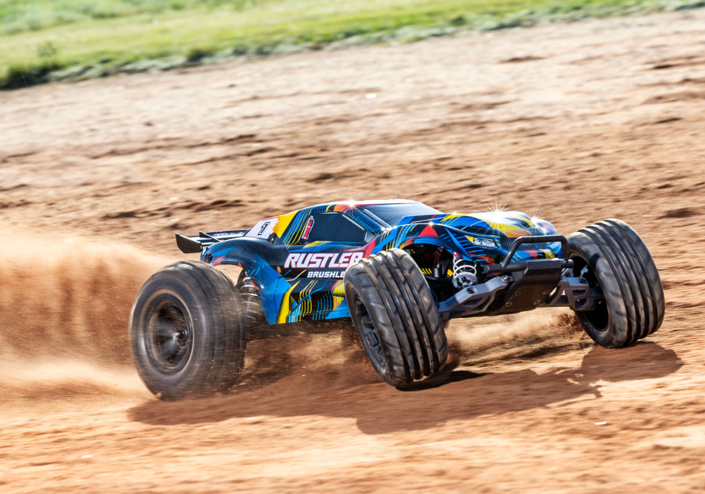 Traxxas Rustler 2WD 1/10 HD VX3 BL 3S RTR Gul - 21