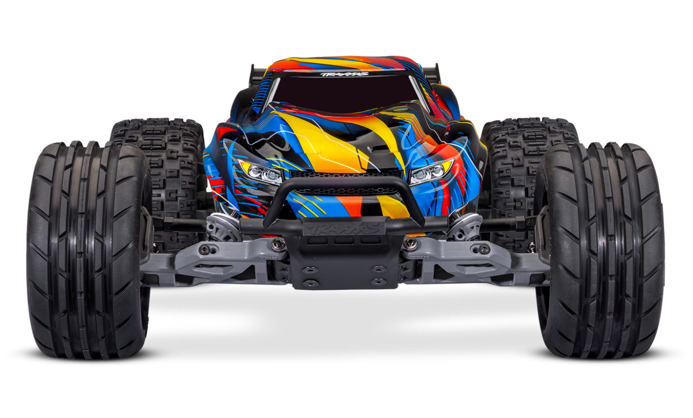 Traxxas Rustler 2WD 1/10 HD VX3 BL 3S RTR Gul - 16