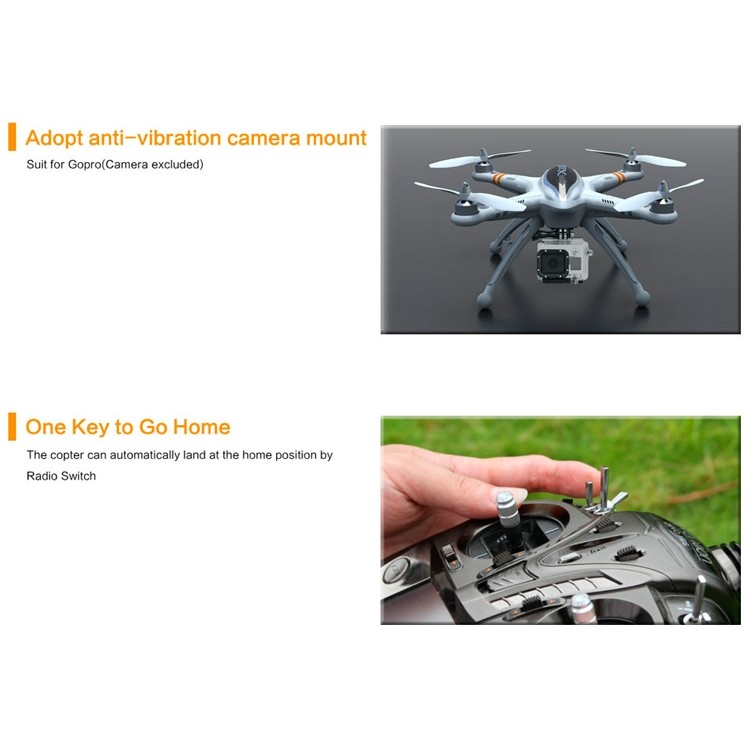 QR X350 GPS Multirotor DEVO-F7DS RTF/FPV* - 8