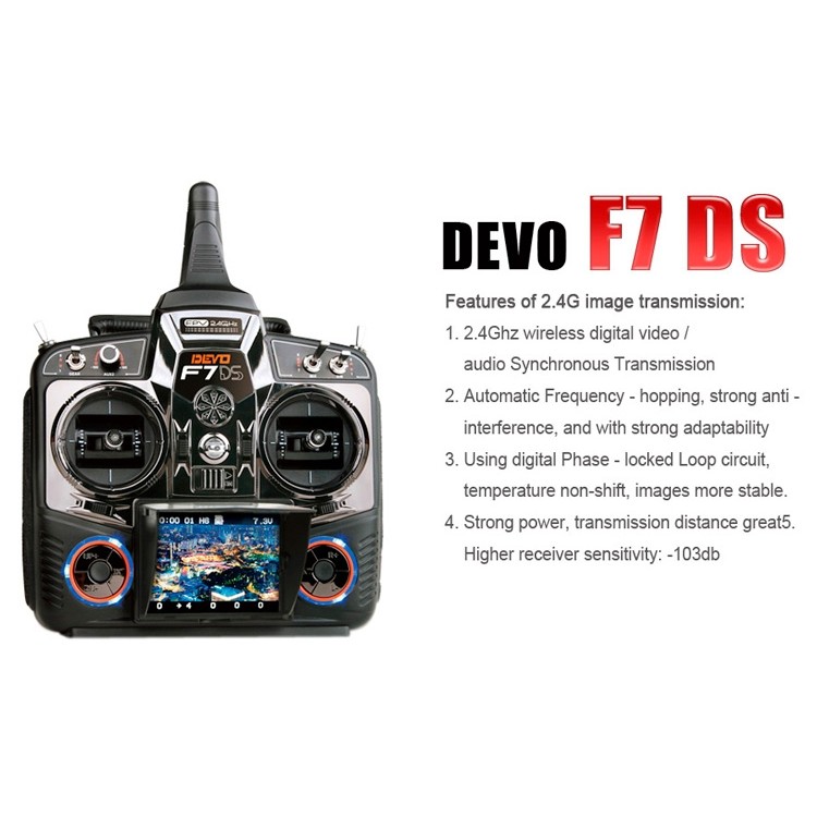 QR X350 GPS Multirotor DEVO-F7DS RTF/FPV* - 12