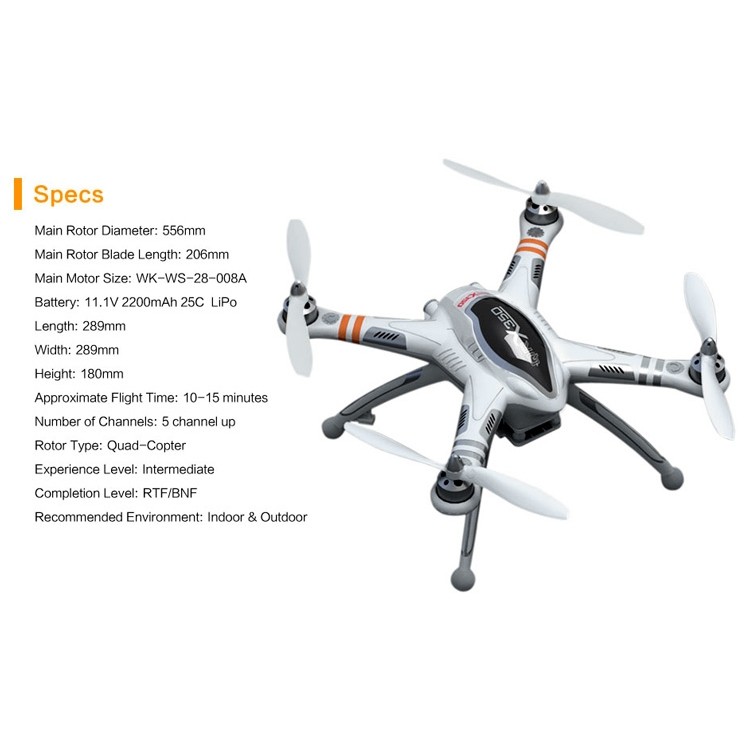 QR X350 GPS Multirotor DEVO-F7DS RTF/FPV* - 10