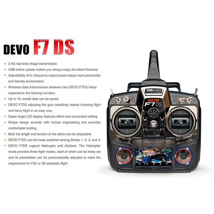 QR X350 GPS Multirotor DEVO-F7DS RTF/FPV* - 11