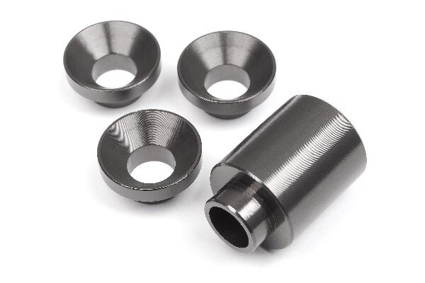 HPI HP102174 Spacer Set For Clutch Bell Holder (Gunmetal)