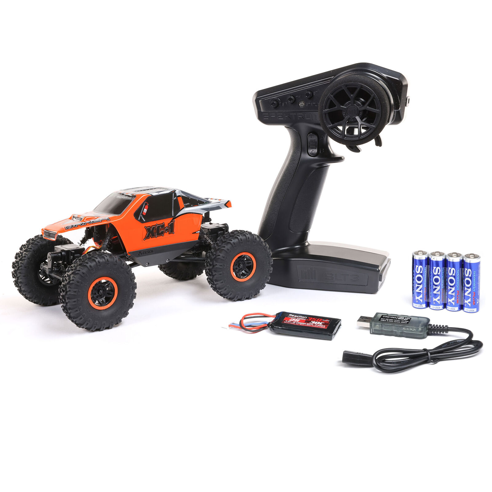 Axial AX24 XC-1 4WS Crawler Borstad RTR Orange - 2