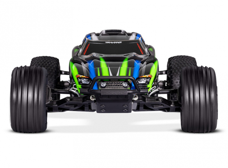 Traxxas Rustler 2WD 1/10 RTR TQ BL-2s EHD Grön - 4
