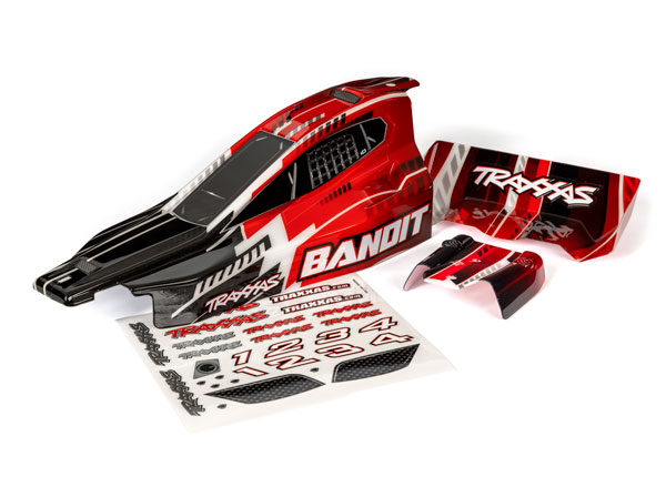 Canopy Bandit Black & Red Painted
