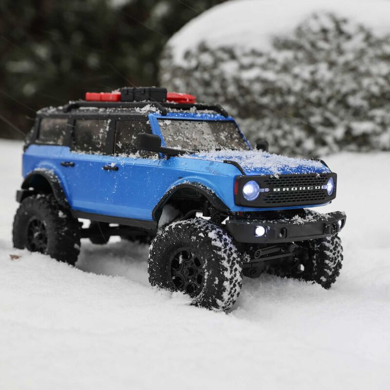 Axial 1/24 SCX24 2021 Ford Bronco 4WD Truck Brushed RTR Blå - 4