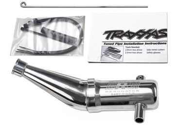 Tuned Pipe Aluminium 2-chamber Angled