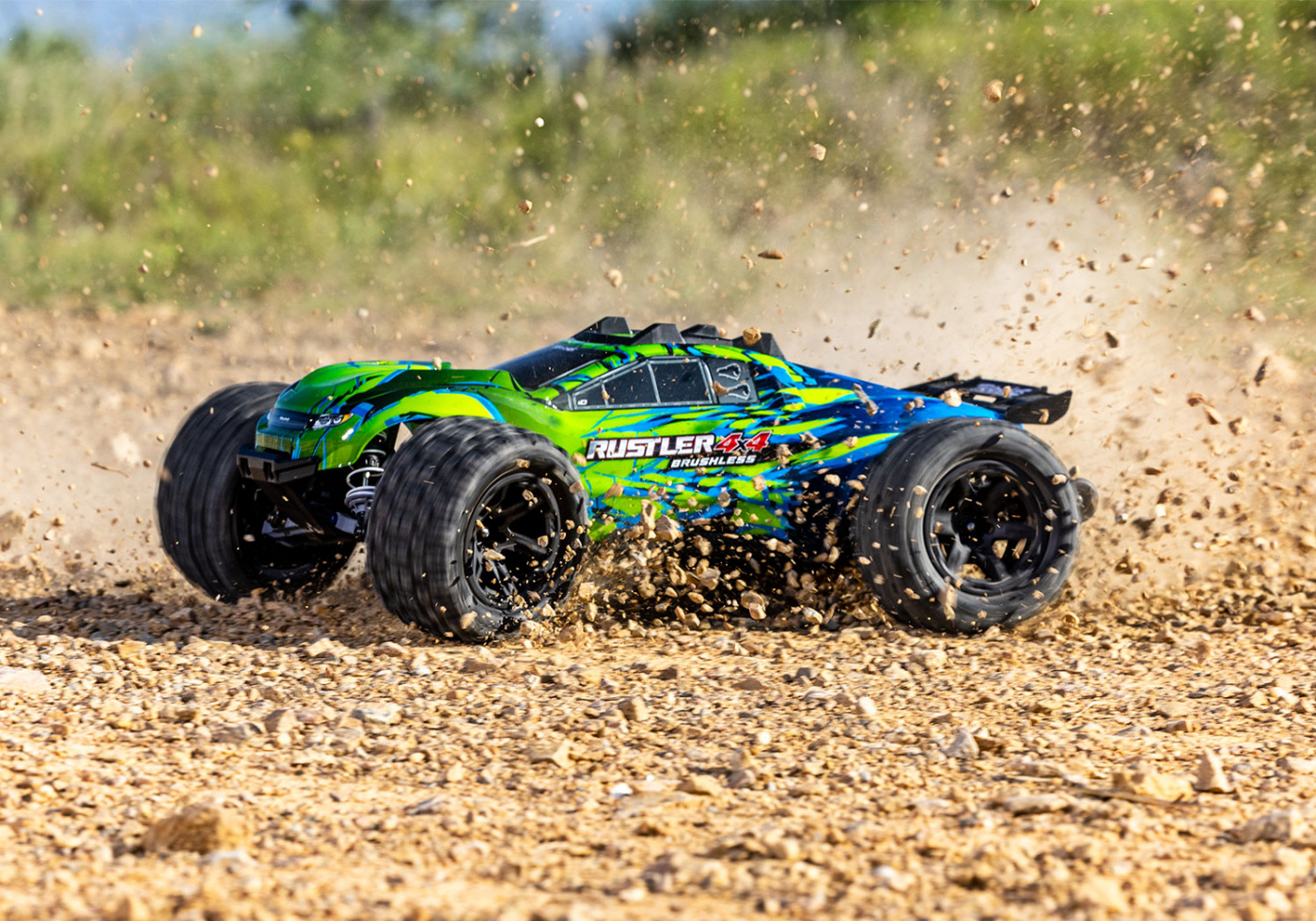 Traxxas Rustler 4x4 1/10 HD VX3 BL 3S RTR Grön - 17