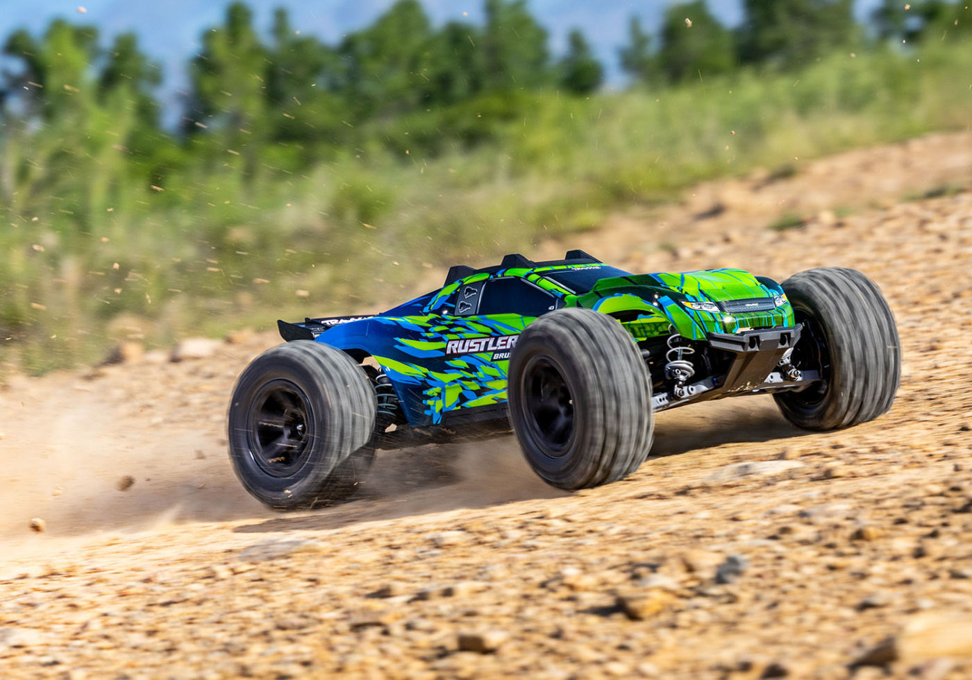 Traxxas Rustler 4x4 1/10 HD VX3 BL 3S RTR Grön - 18