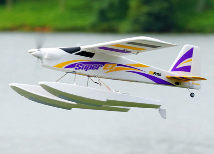 FMS Super EZ V4 1220mm Reflex V2-Gyro & Floats PNP - 3