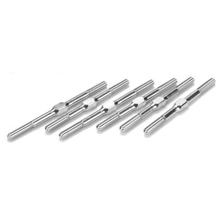 Losi LOSB4003 Fr/R Steering Turnbuckle Set (6): 10-T