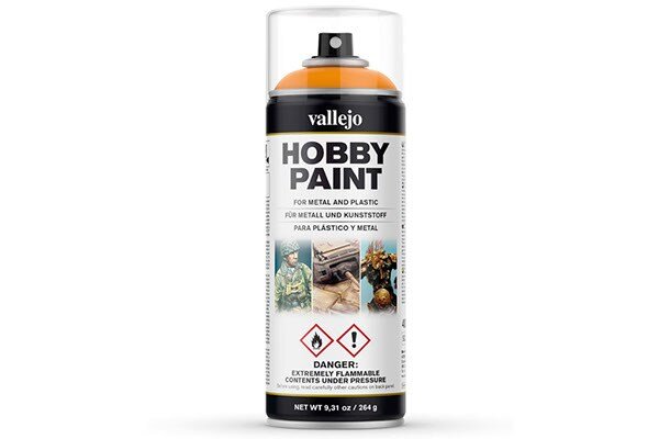 Vallejo 28018 Hobby Paint Primer Fantasy Sun Yellow 400ml