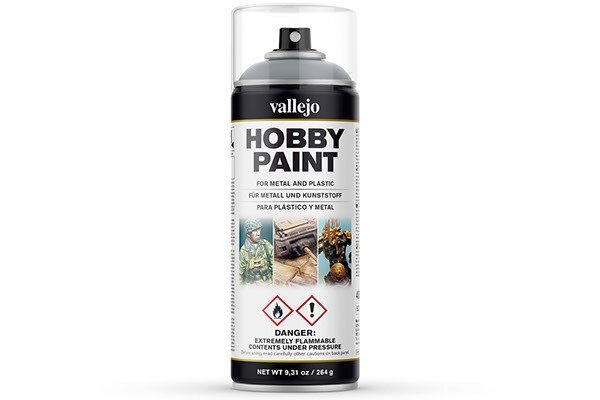 Vallejo 28021 Hobby Paint Primer Fantasy Silver 400ml