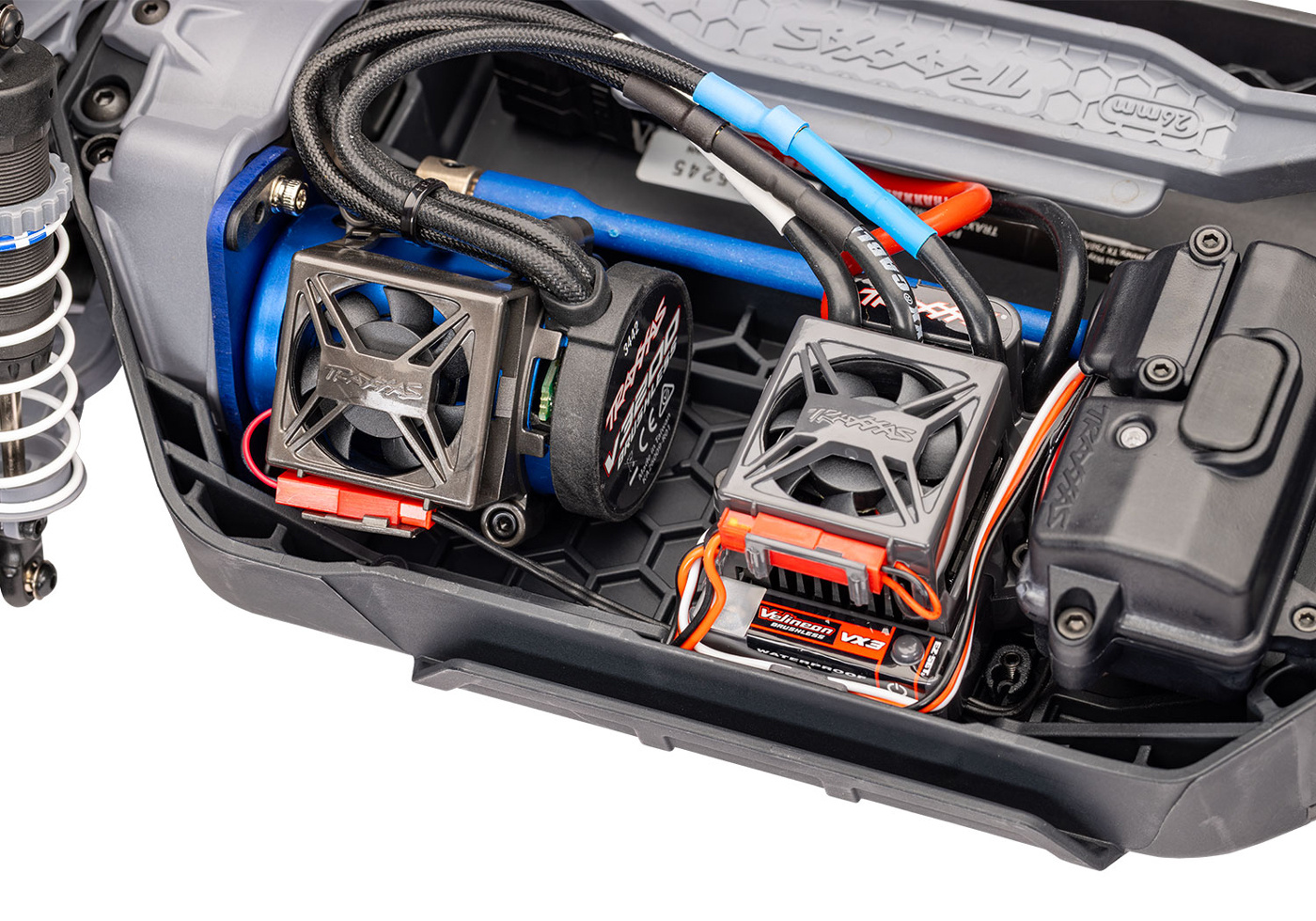Traxxas Rustler 4x4 1/10 HD VX3 BL 3S RTR Red - 7