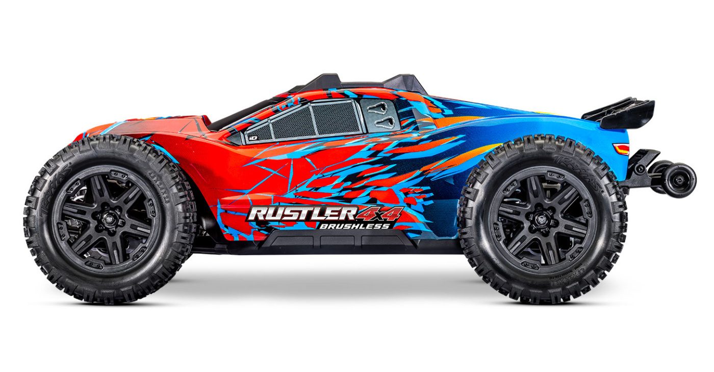 Traxxas Rustler 4x4 1/10 HD VX3 BL 3S RTR Red - 9