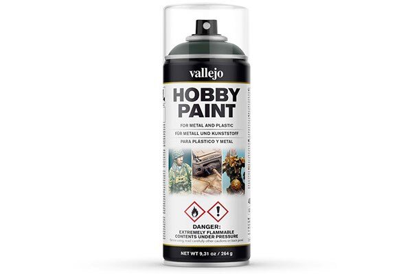 Vallejo 28026 Hobby Paint Primer Fantasy Dark Green 400ml
