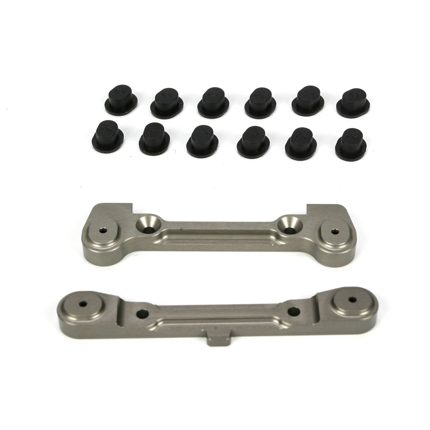 Losi LOSB4113 Adjustable Rear Hinge Pin Holder Set: TEN