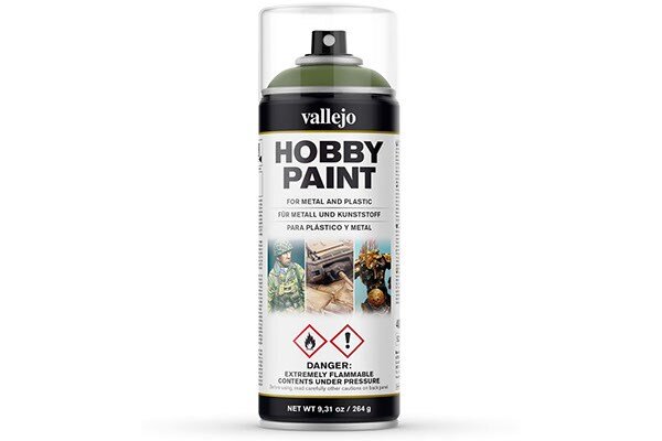 Vallejo 28027 Hobby Paint Primer Fantasy Goblin Green 400ml