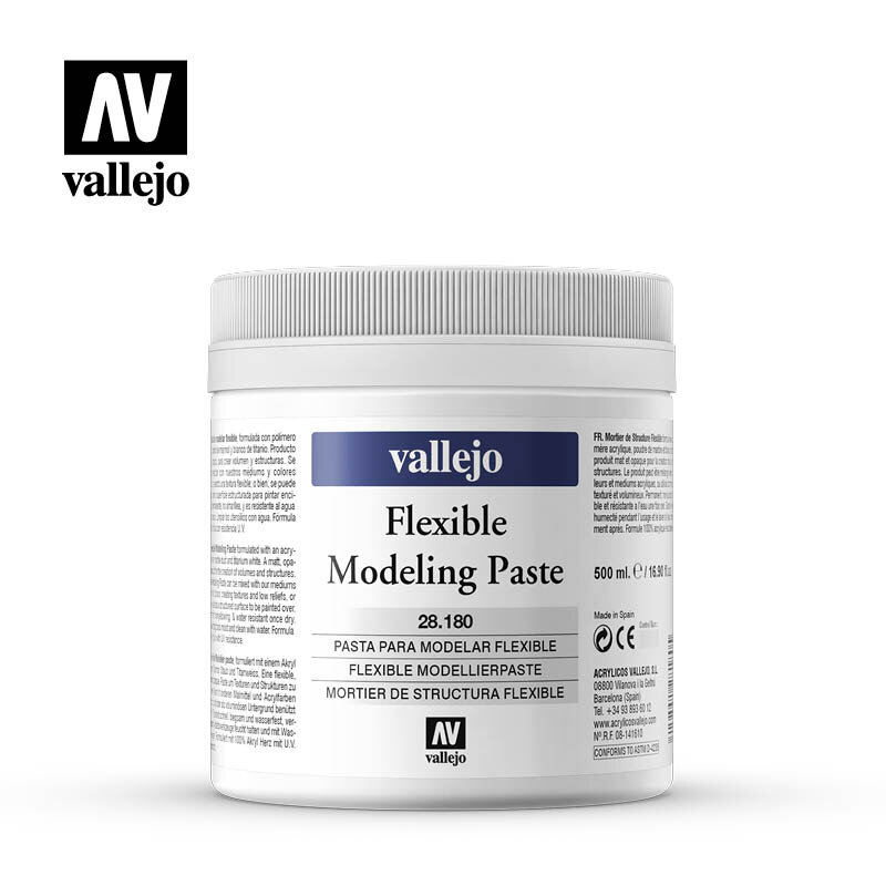 Vallejo 28180 Flexible Modelling Paste 500ml