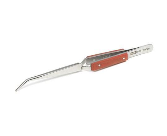 TAMIYA 74102 HG RevAction Angled Tweezers - 2