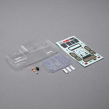 Axial Jeep JT Gladiator Body Set, Clear:SCX24
