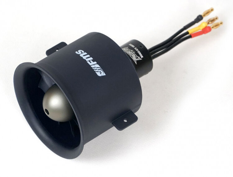 FMS Ducted Fan 70mm 12-blad 3060-KV1900 6S-V2 FMS