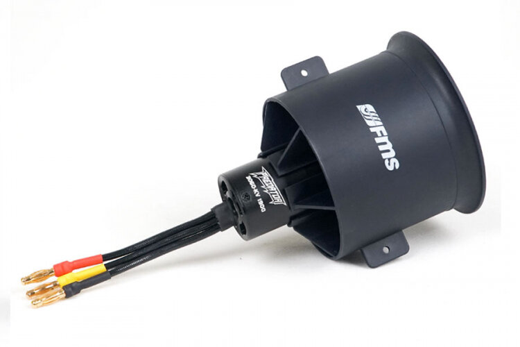 FMS Ducted Fan 70mm 12-blad 3060-KV1900 6S-V2 FMS - 3