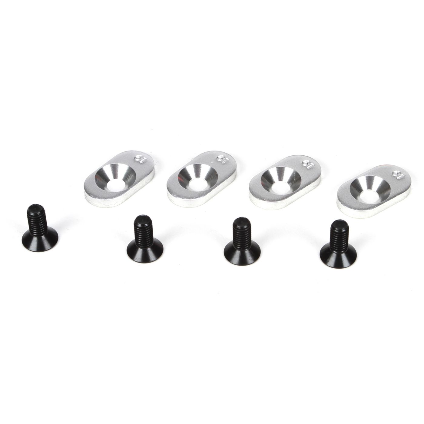 Losi LOSB5801 Engine Mount Inserts & Screws, 19T (4): 5TT