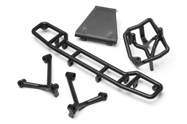 HPI HP103201 Rear Skid Plate/Bumper Set