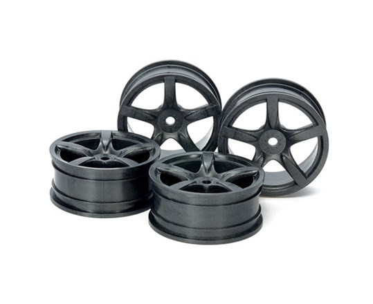 TAMIYA 54739 Medium-Narrow 5 spoke Wheel 24mm Hard *4 - 2