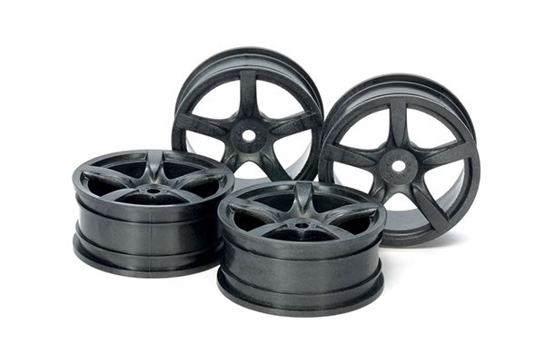 TAMIYA 54739 Medium-Narrow 5 spoke Wheel 24mm Hard *4