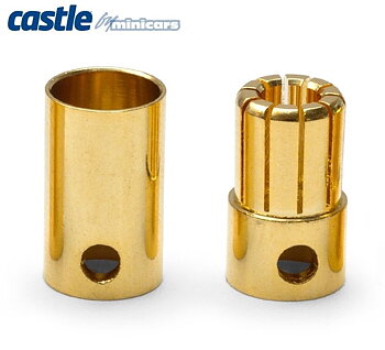 Castle Creations 8mm Bullet Kontakter 3par 300A